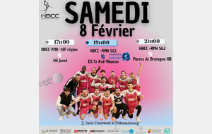 Matchs du samedi 8 février