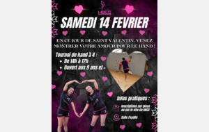 Tournoi hand à 4 du samedi 14 février